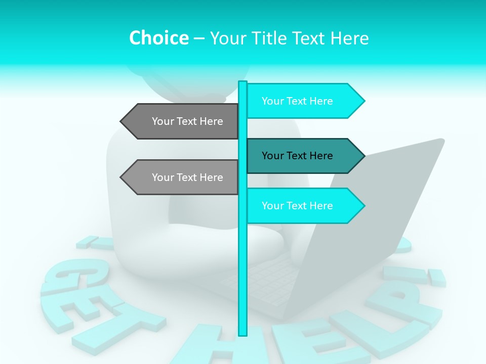 Female Background Hold PowerPoint Template