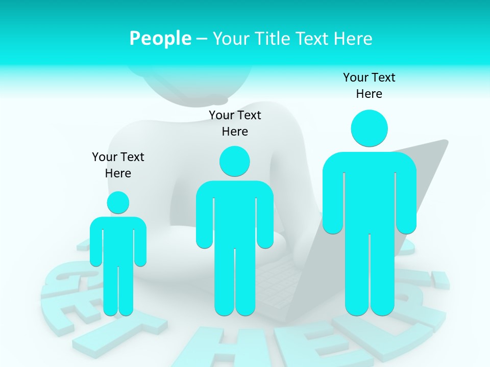 Female Background Hold PowerPoint Template