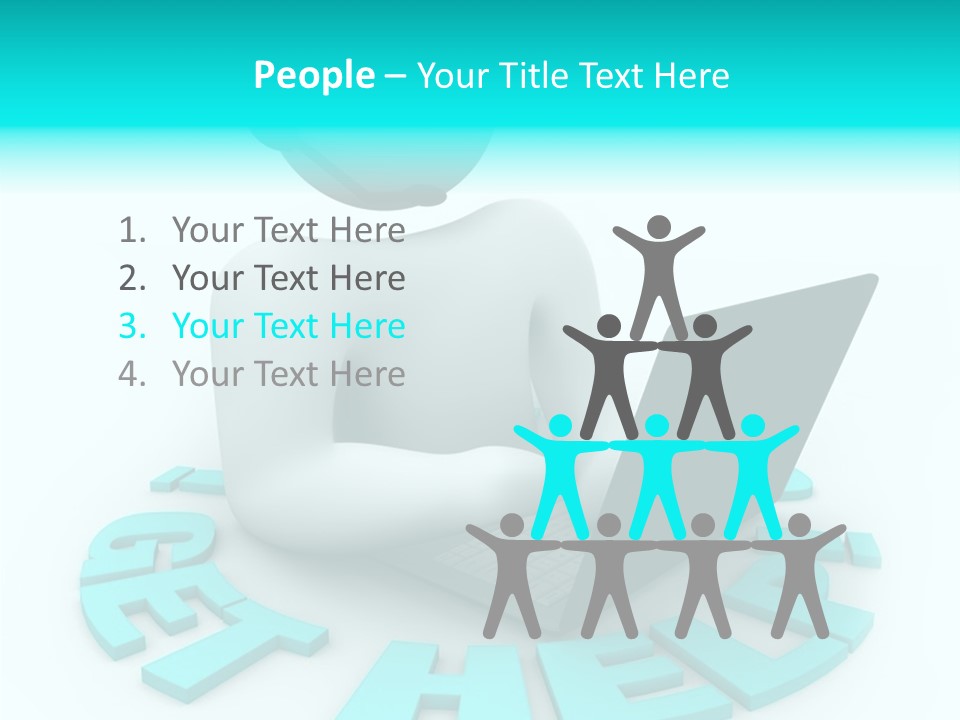 Female Background Hold PowerPoint Template