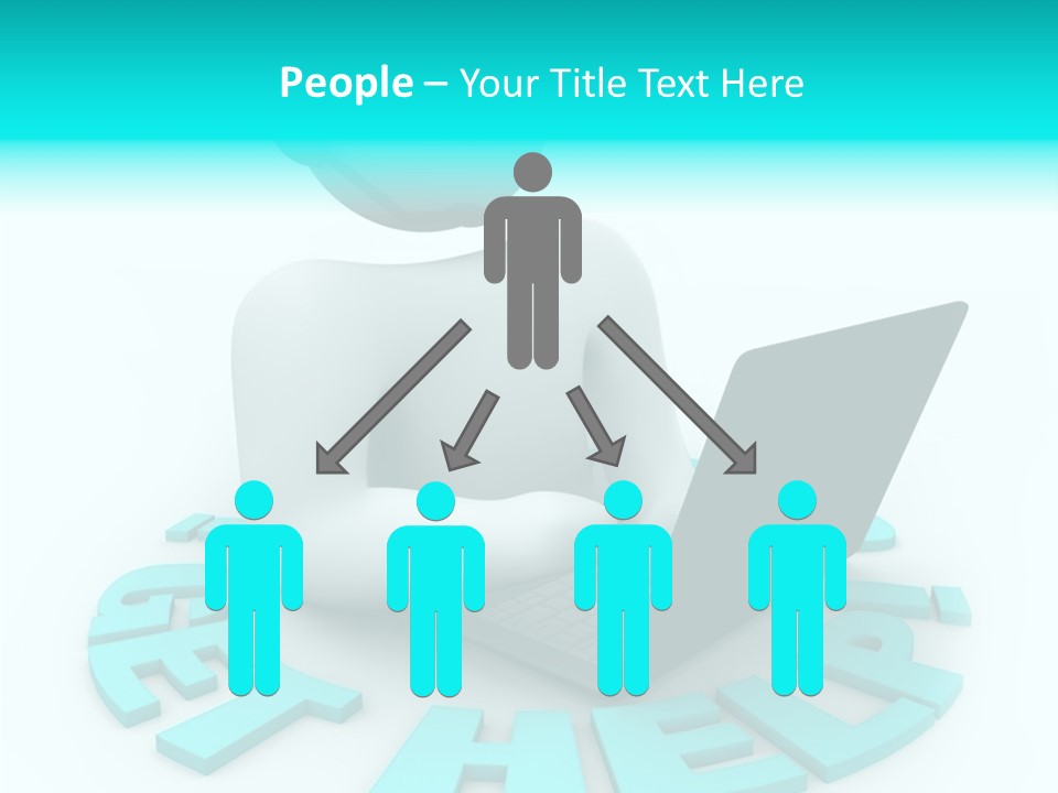 Female Background Hold PowerPoint Template