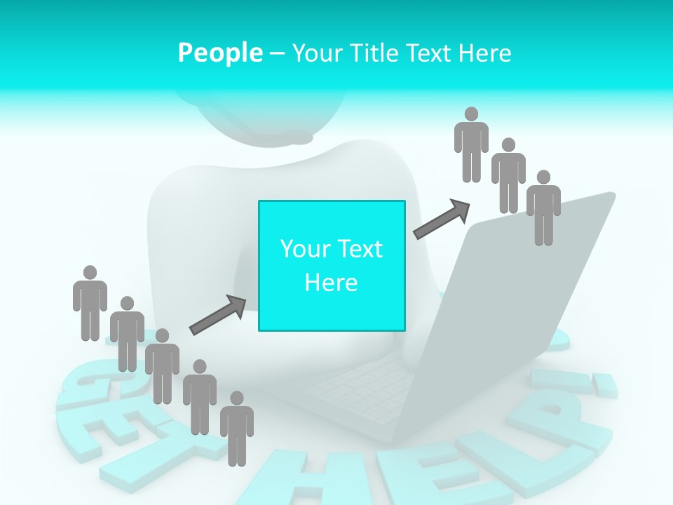 Female Background Hold PowerPoint Template