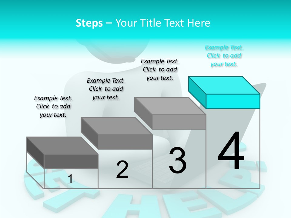 Female Background Hold PowerPoint Template