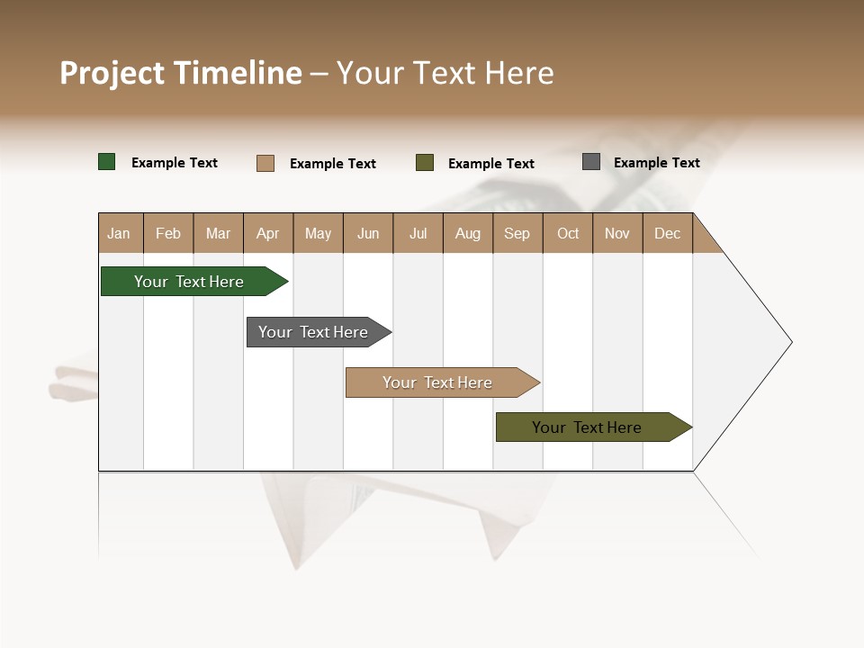 Young Closeup Holding Hands PowerPoint Template