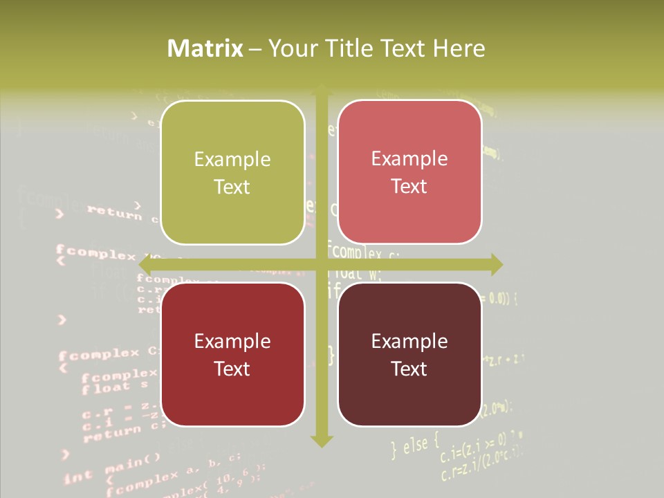 White Background Help Two PowerPoint Template