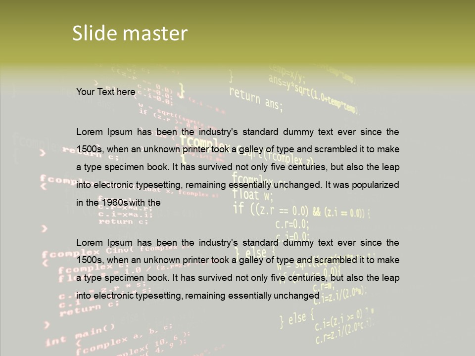 White Background Help Two PowerPoint Template