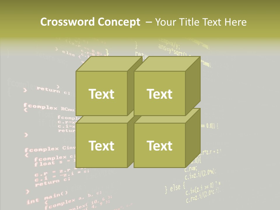 White Background Help Two PowerPoint Template