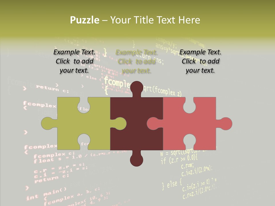 White Background Help Two PowerPoint Template