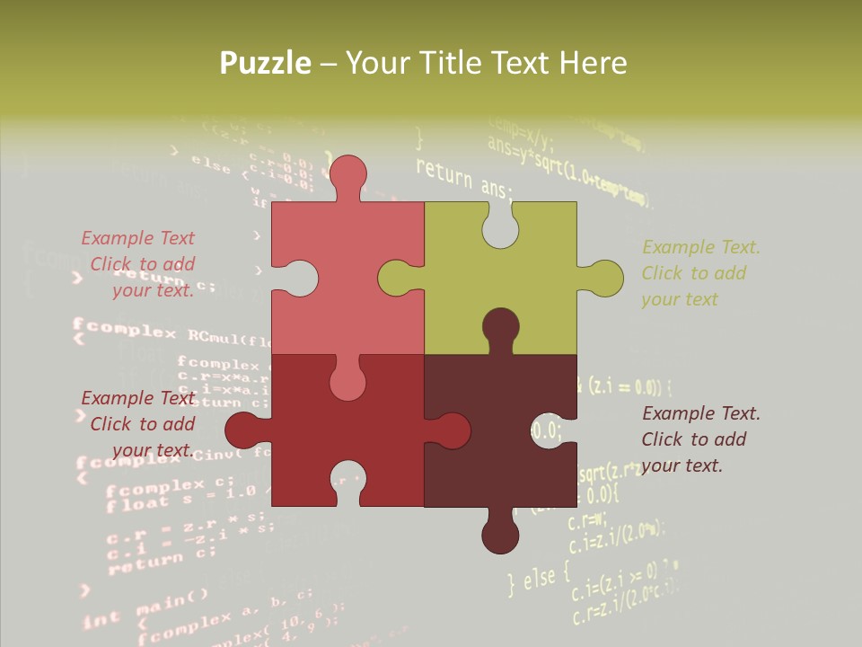 White Background Help Two PowerPoint Template