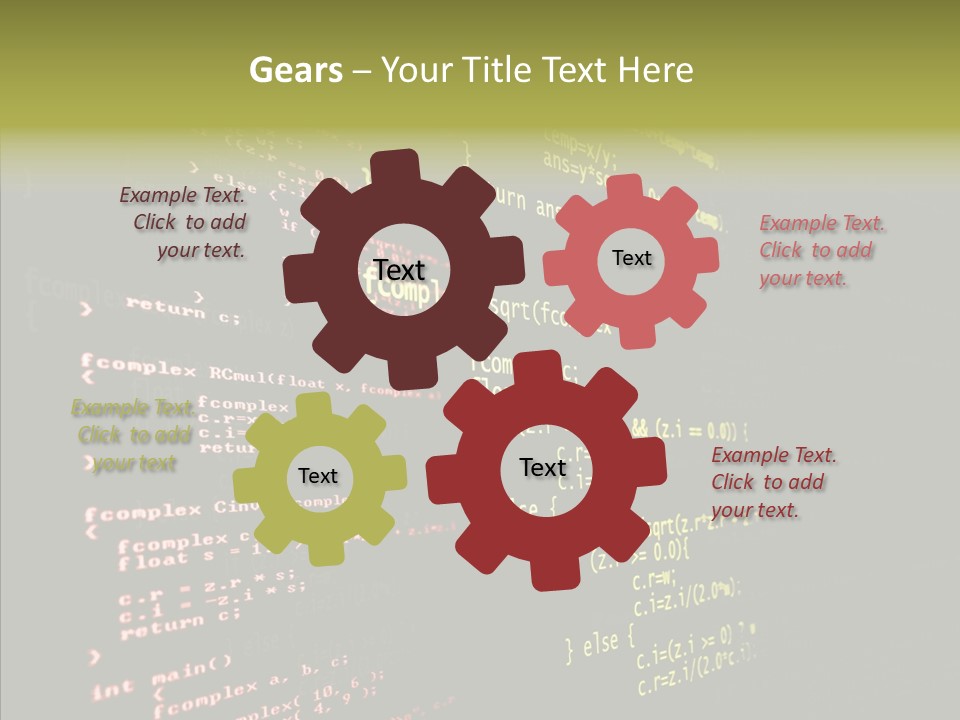 White Background Help Two PowerPoint Template