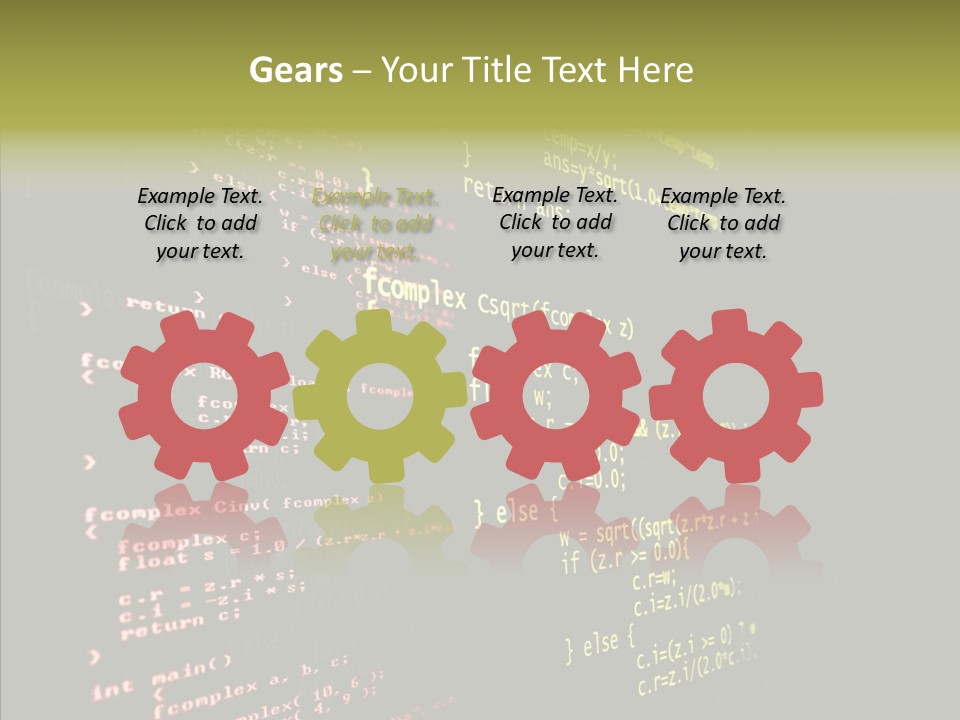 White Background Help Two PowerPoint Template