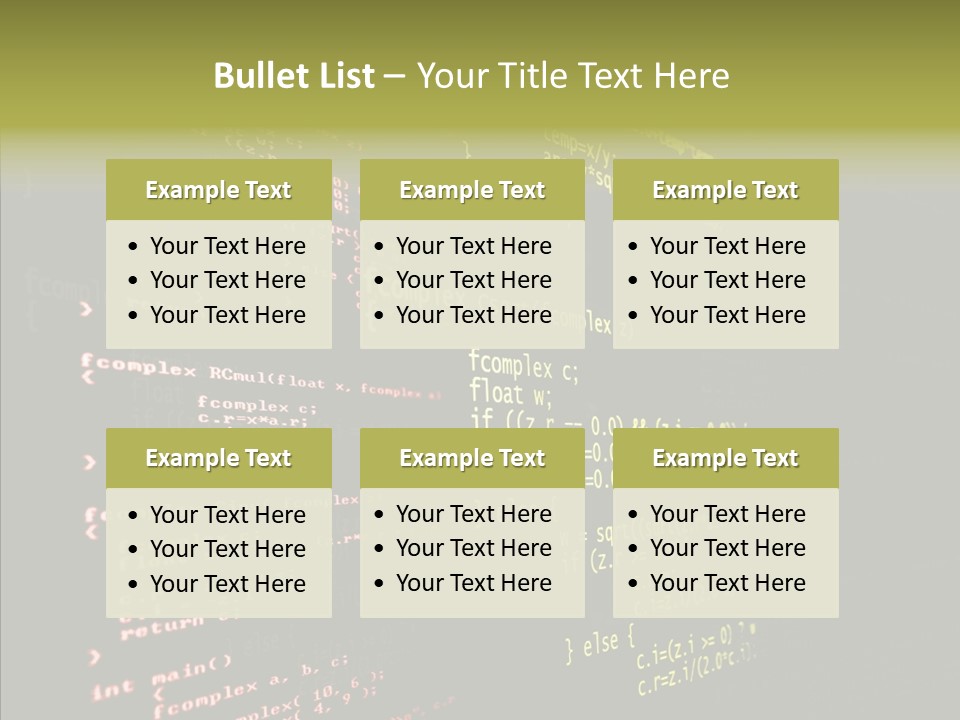 White Background Help Two PowerPoint Template