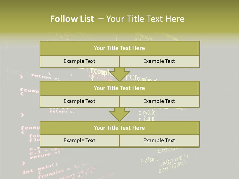 White Background Help Two PowerPoint Template