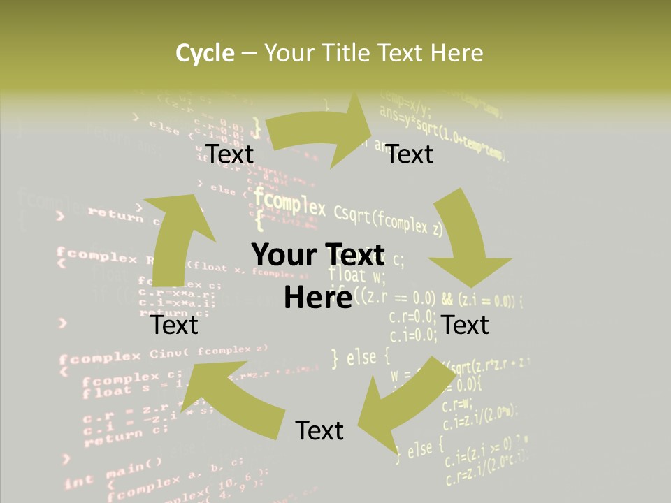 White Background Help Two PowerPoint Template