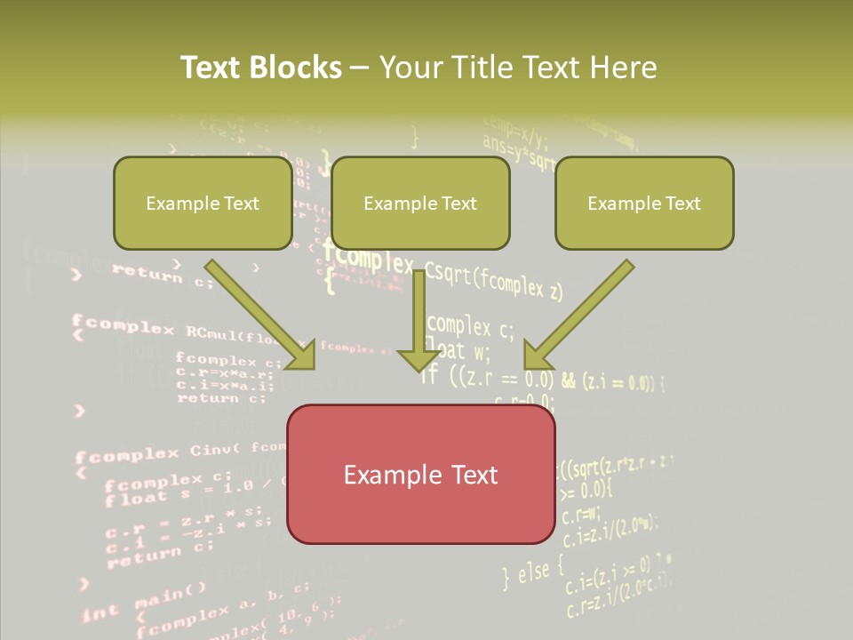 White Background Help Two PowerPoint Template