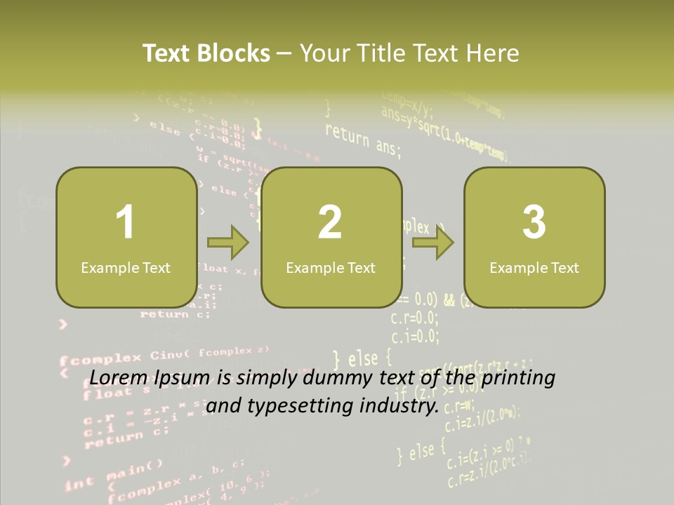 White Background Help Two PowerPoint Template