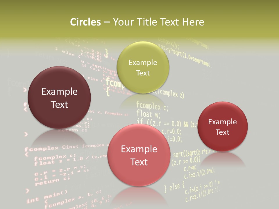 White Background Help Two PowerPoint Template