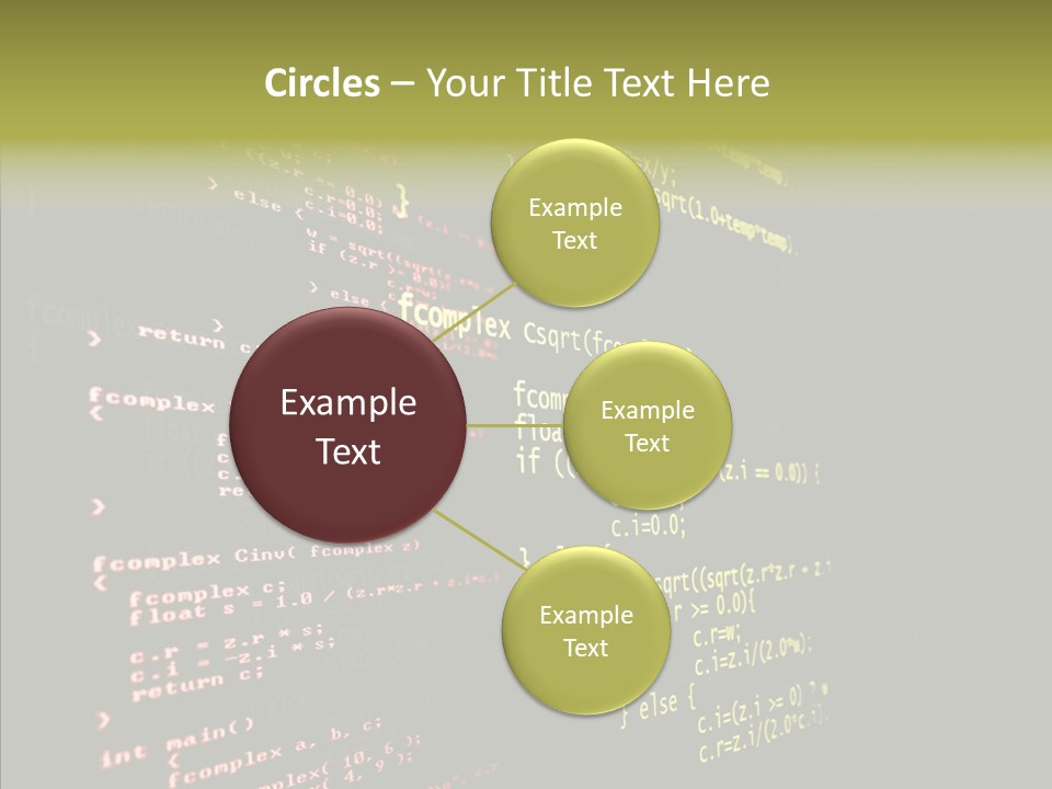 White Background Help Two PowerPoint Template