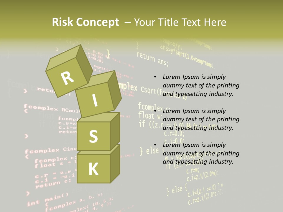 White Background Help Two PowerPoint Template