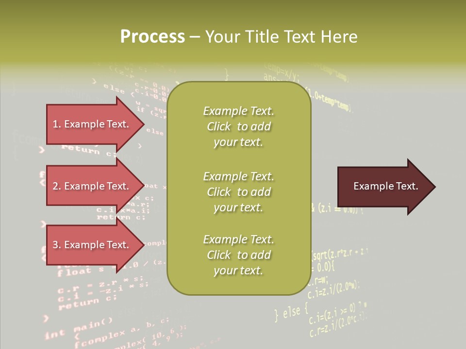 White Background Help Two PowerPoint Template