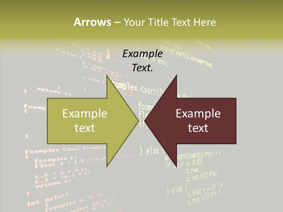 White Background Help Two PowerPoint Template