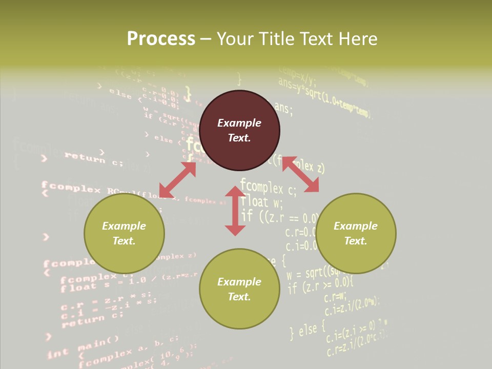 White Background Help Two PowerPoint Template