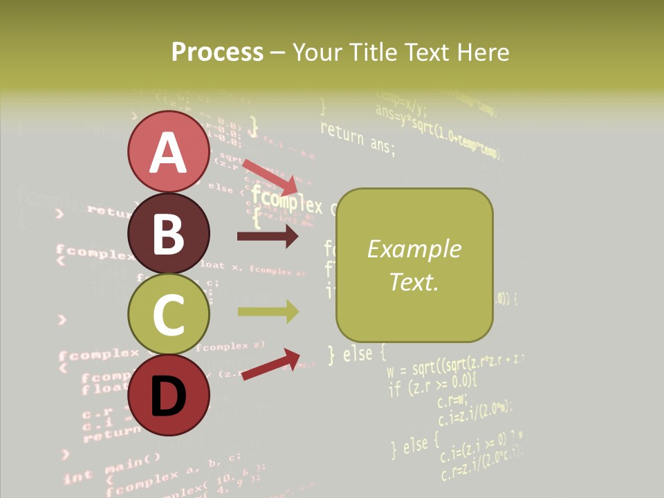 White Background Help Two PowerPoint Template