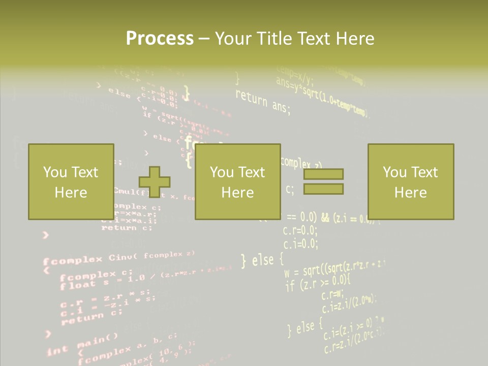White Background Help Two PowerPoint Template