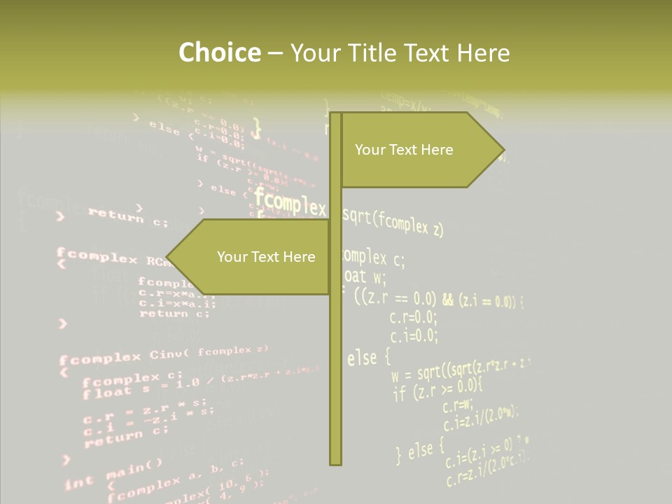 White Background Help Two PowerPoint Template