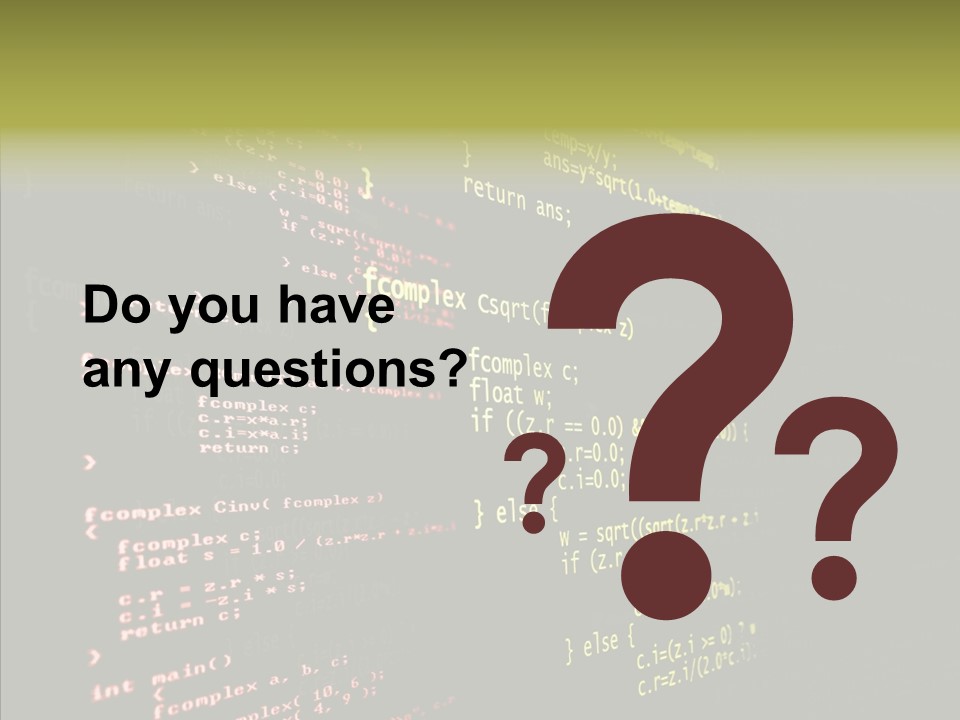 White Background Help Two PowerPoint Template