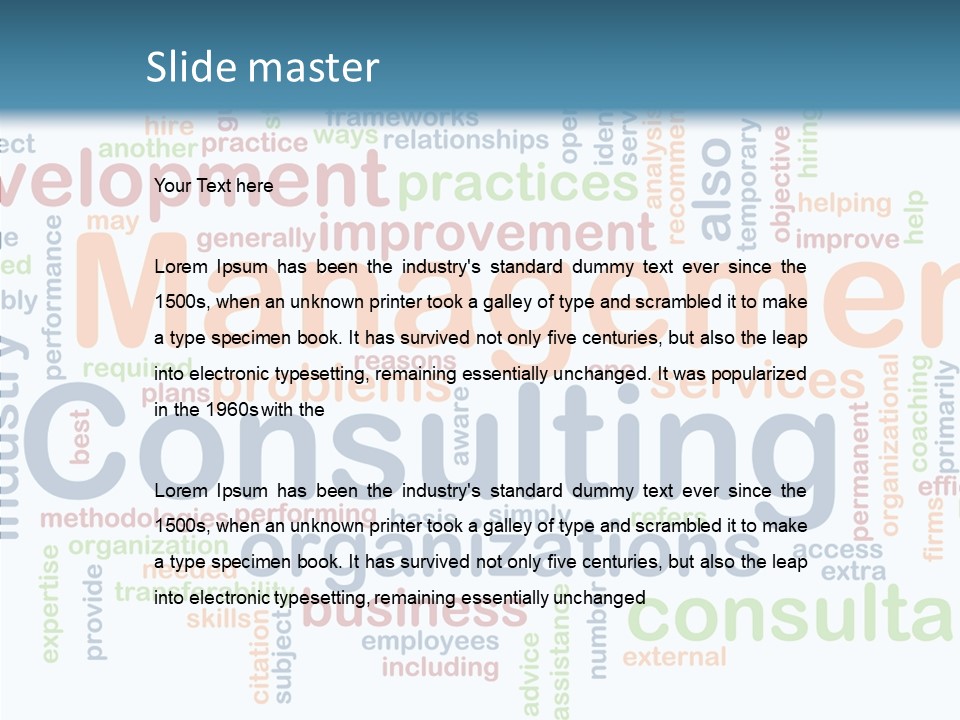 Young Closeup Hold PowerPoint Template