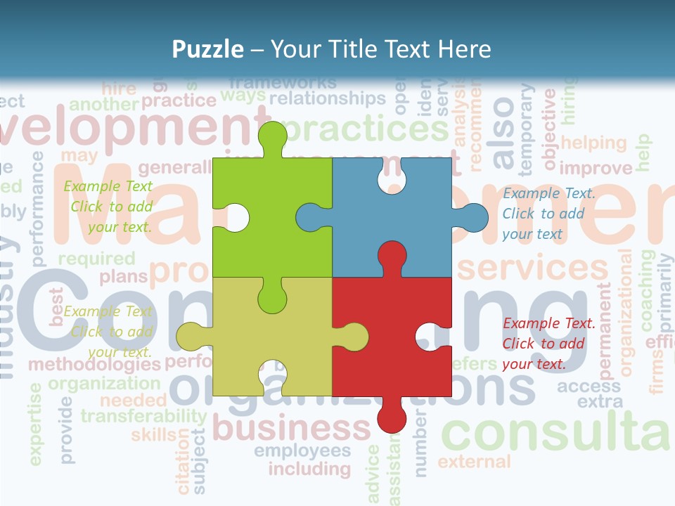 Young Closeup Hold PowerPoint Template