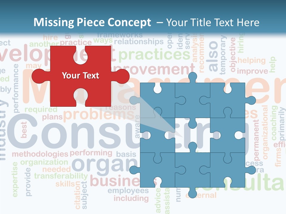 Young Closeup Hold PowerPoint Template