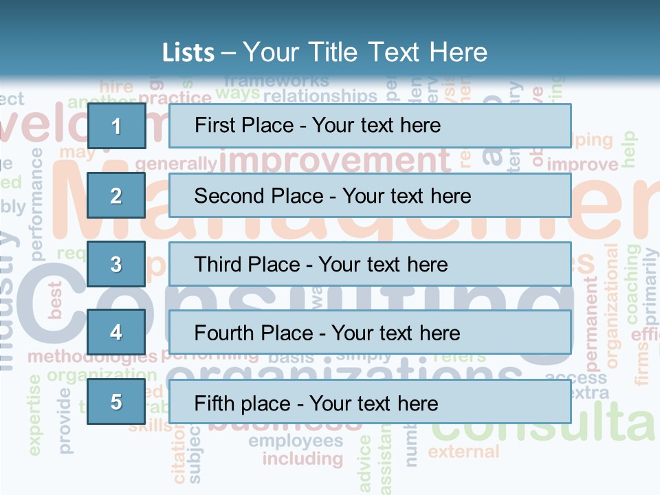 Young Closeup Hold PowerPoint Template