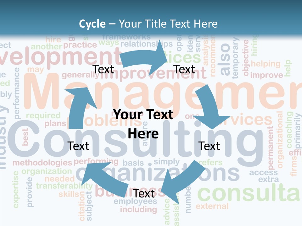 Young Closeup Hold PowerPoint Template