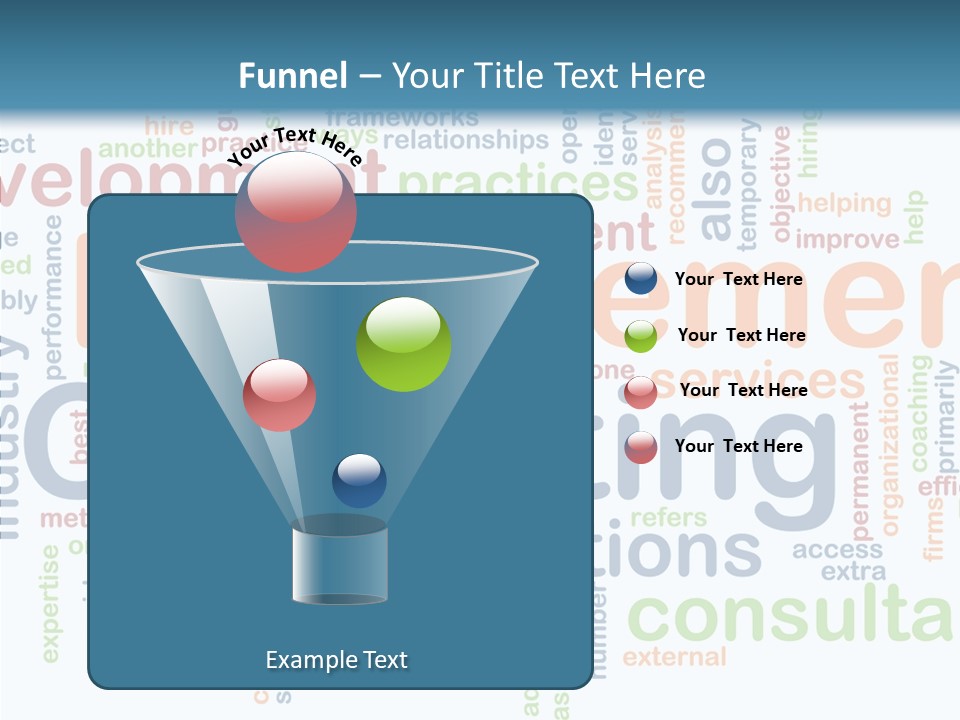 Young Closeup Hold PowerPoint Template