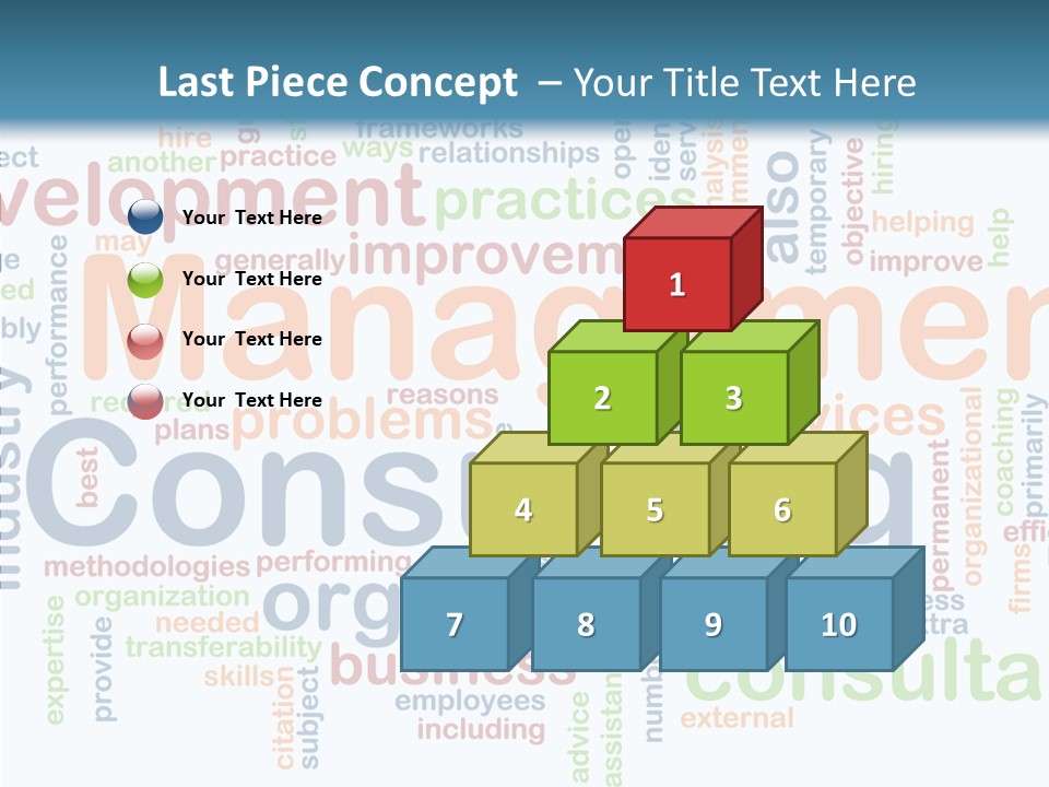 Young Closeup Hold PowerPoint Template