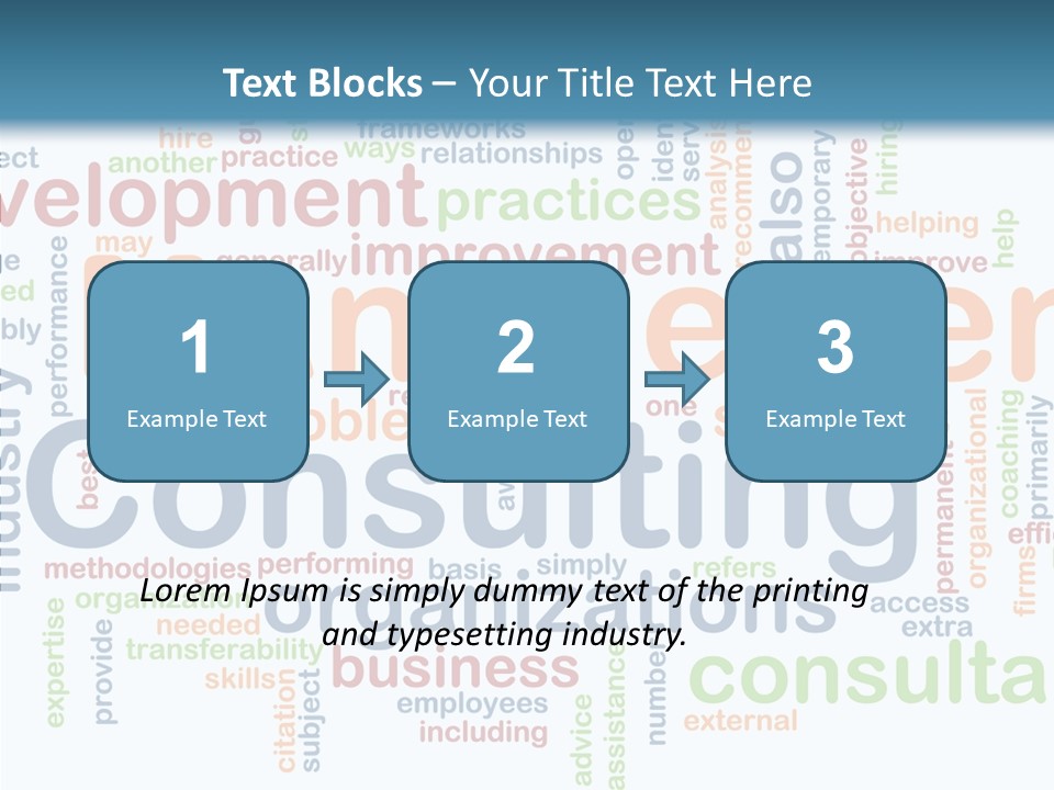 Young Closeup Hold PowerPoint Template