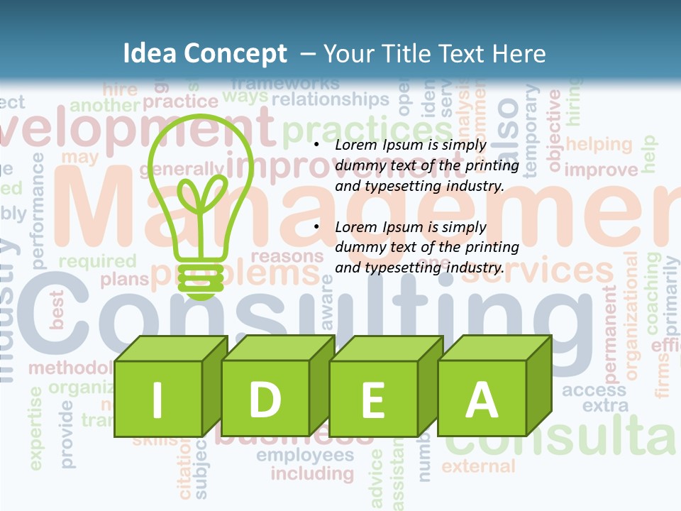 Young Closeup Hold PowerPoint Template