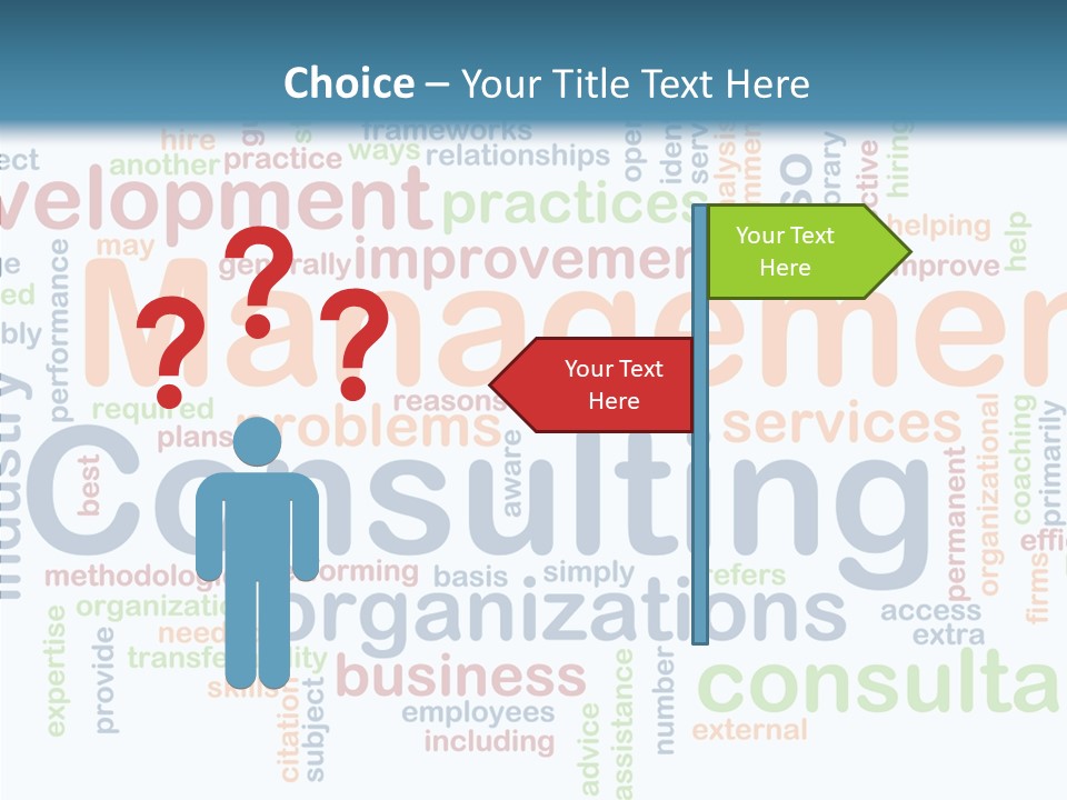 Young Closeup Hold PowerPoint Template