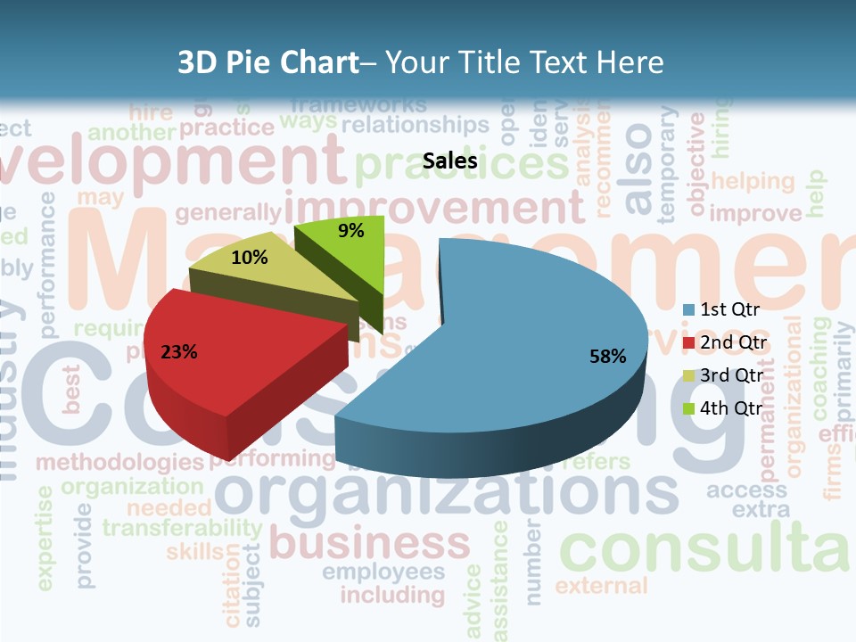 Young Closeup Hold PowerPoint Template