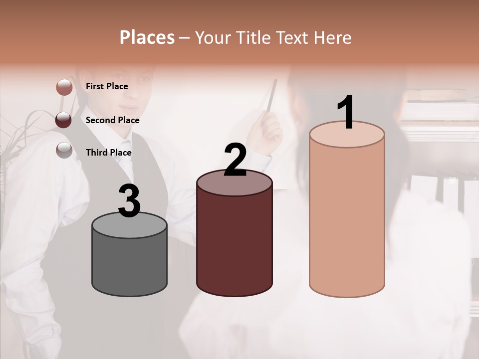 Senior  Closeup Close Up PowerPoint Template