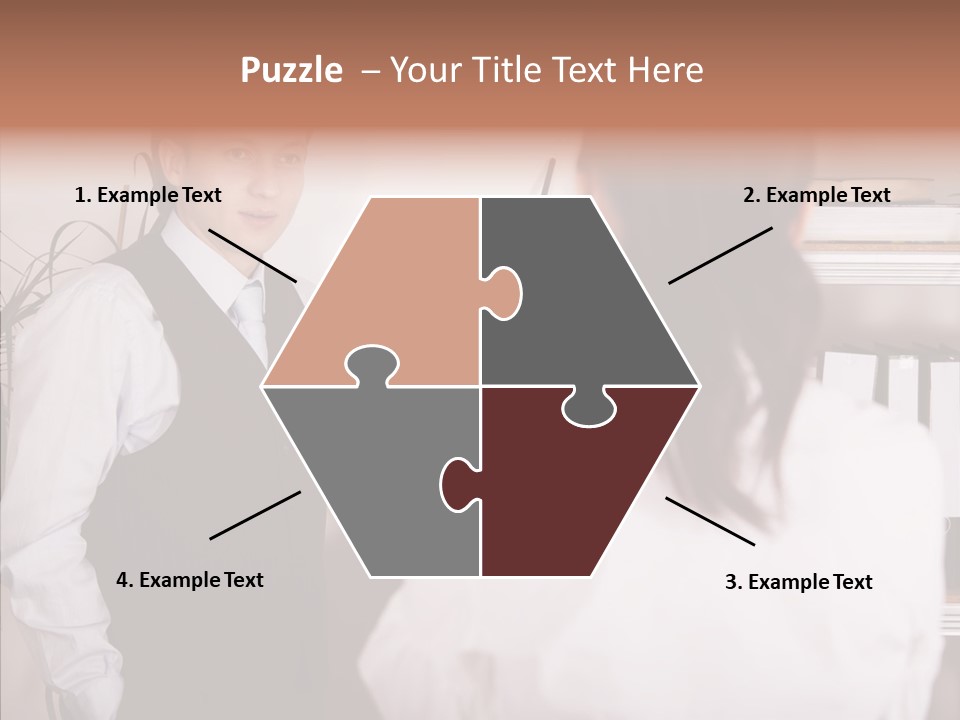 Senior  Closeup Close Up PowerPoint Template