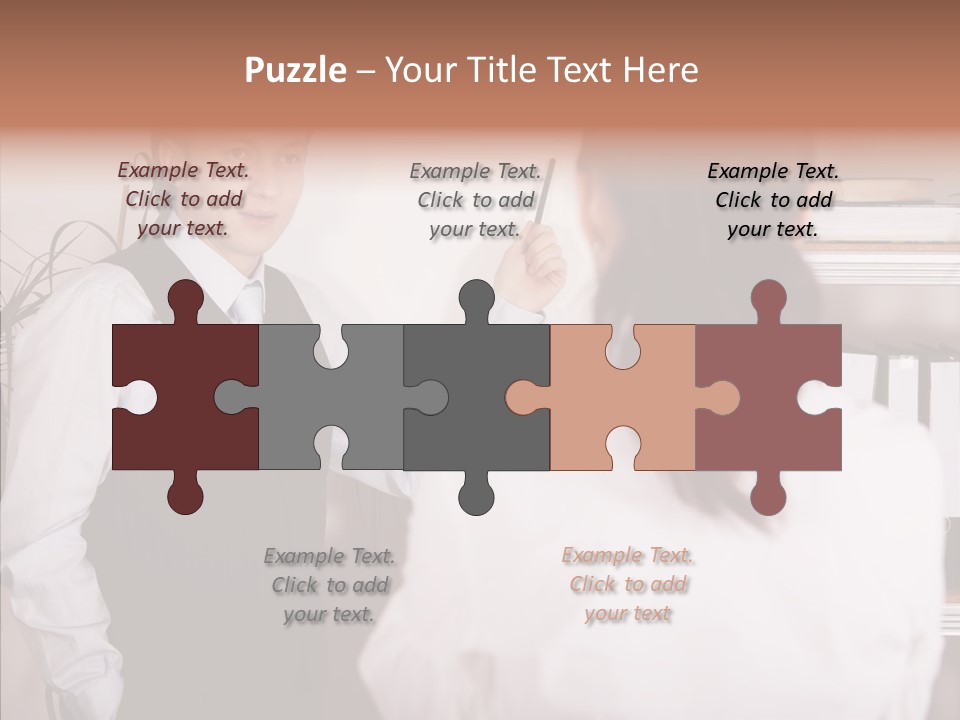 Senior  Closeup Close Up PowerPoint Template