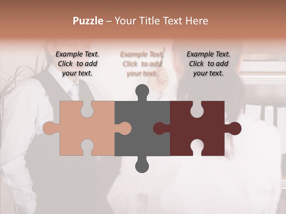 Senior  Closeup Close Up PowerPoint Template