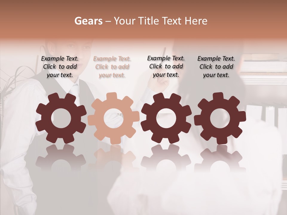 Senior  Closeup Close Up PowerPoint Template