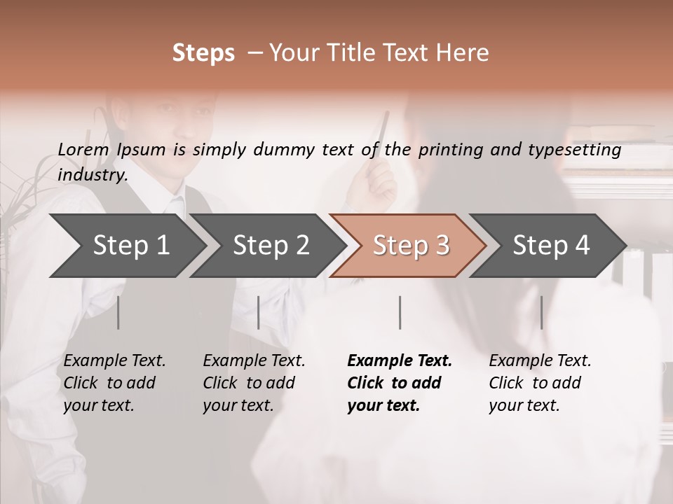 Senior  Closeup Close Up PowerPoint Template