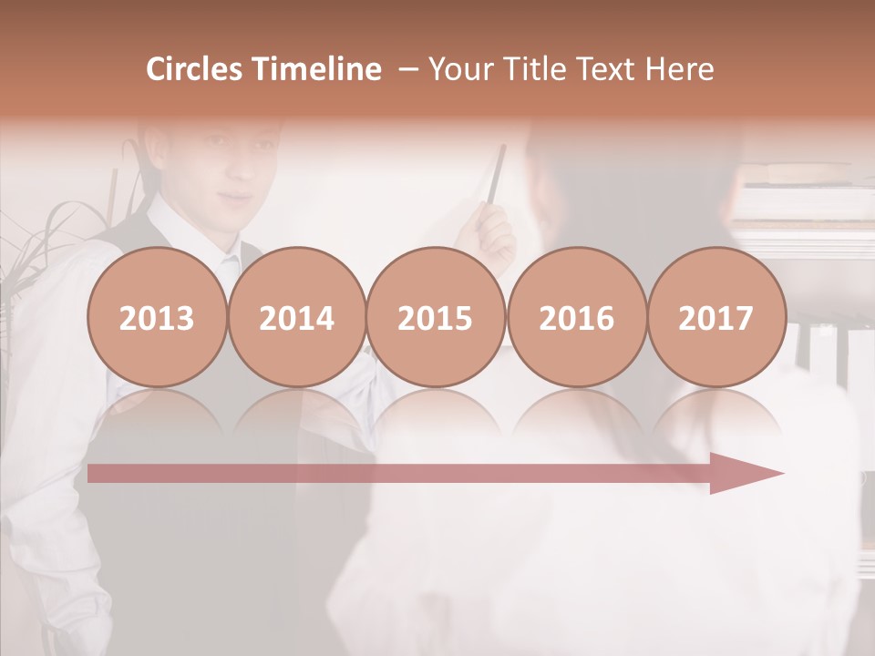Senior  Closeup Close Up PowerPoint Template