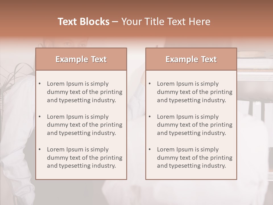 Senior  Closeup Close Up PowerPoint Template