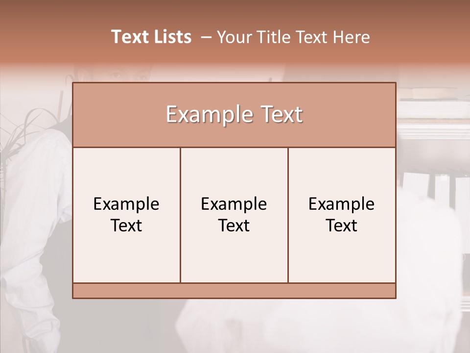 Senior  Closeup Close Up PowerPoint Template