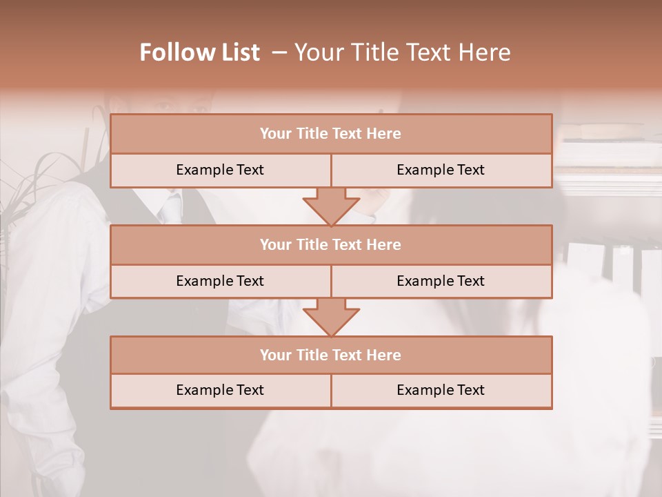 Senior  Closeup Close Up PowerPoint Template